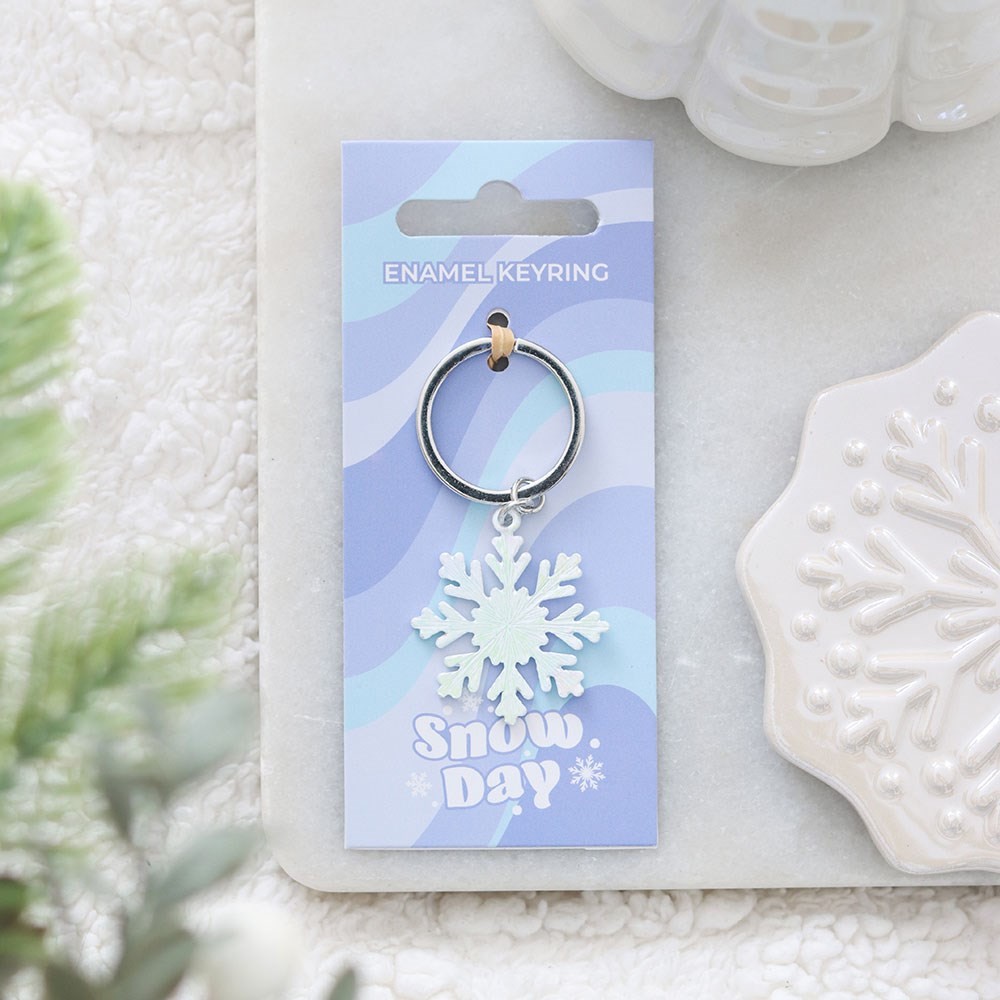 Snow Day Snowflake Keyring Snow Day Snowflake Keyring