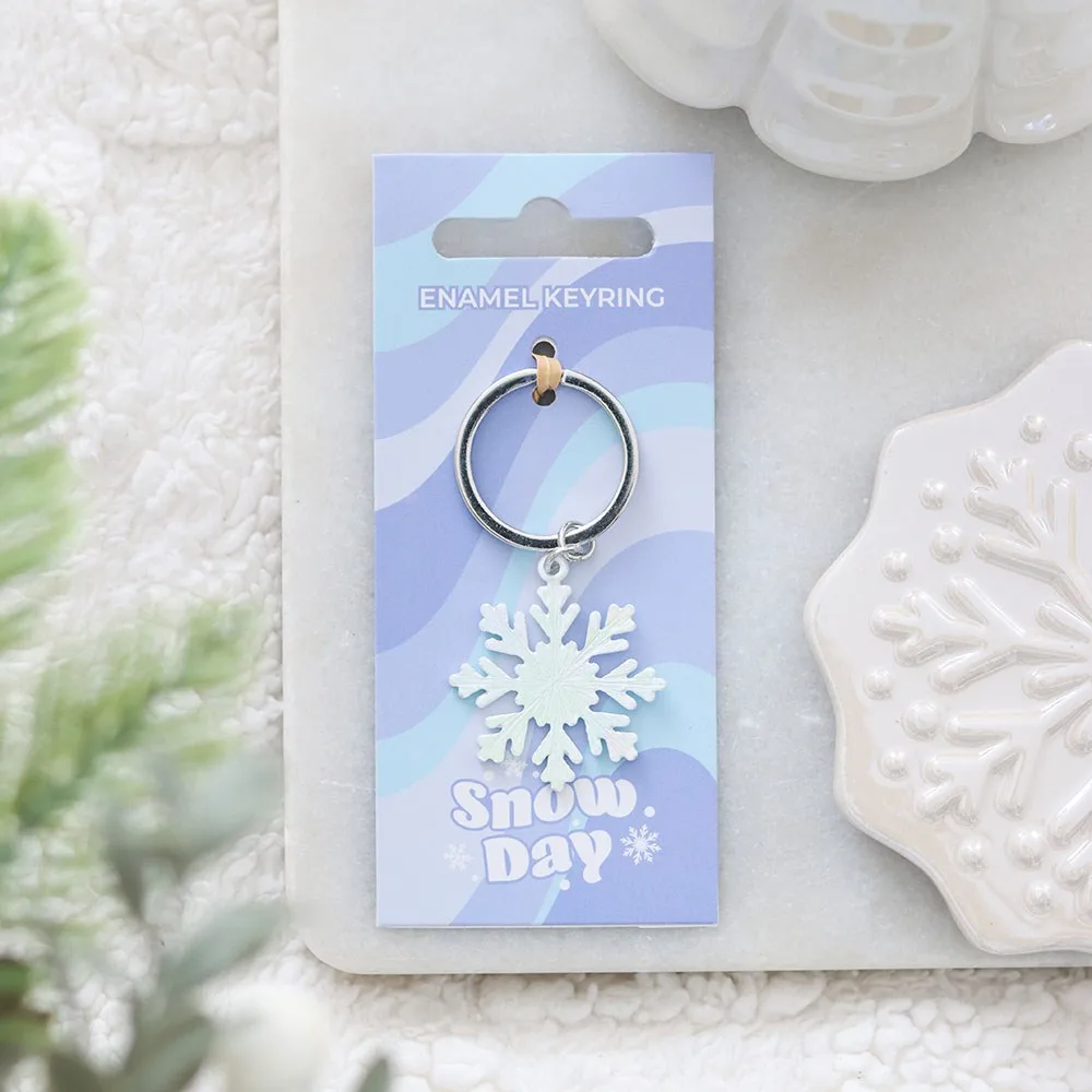 Snow Day Snowflake Keyring Snow Day Snowflake Keyring