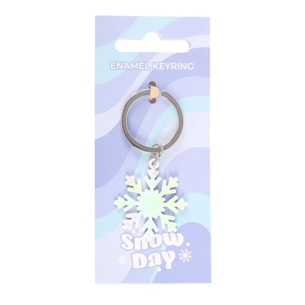 Snow Day Snowflake Keyring - Image 2