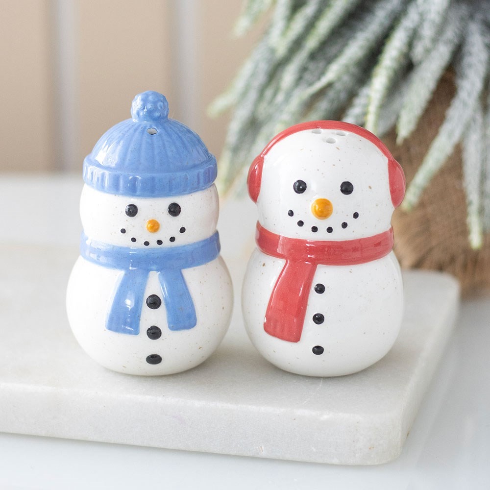Winter Snowmen Salt and Pepper Shakers Winter Snowmen Salt and Pepper Shakers