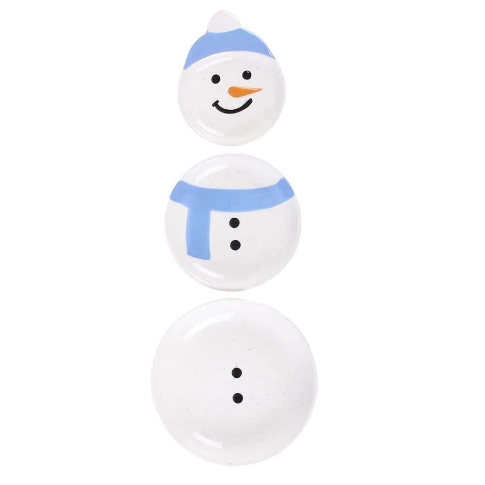 Set of 3 Winter Snowmen Stacking Bowls - Image 2