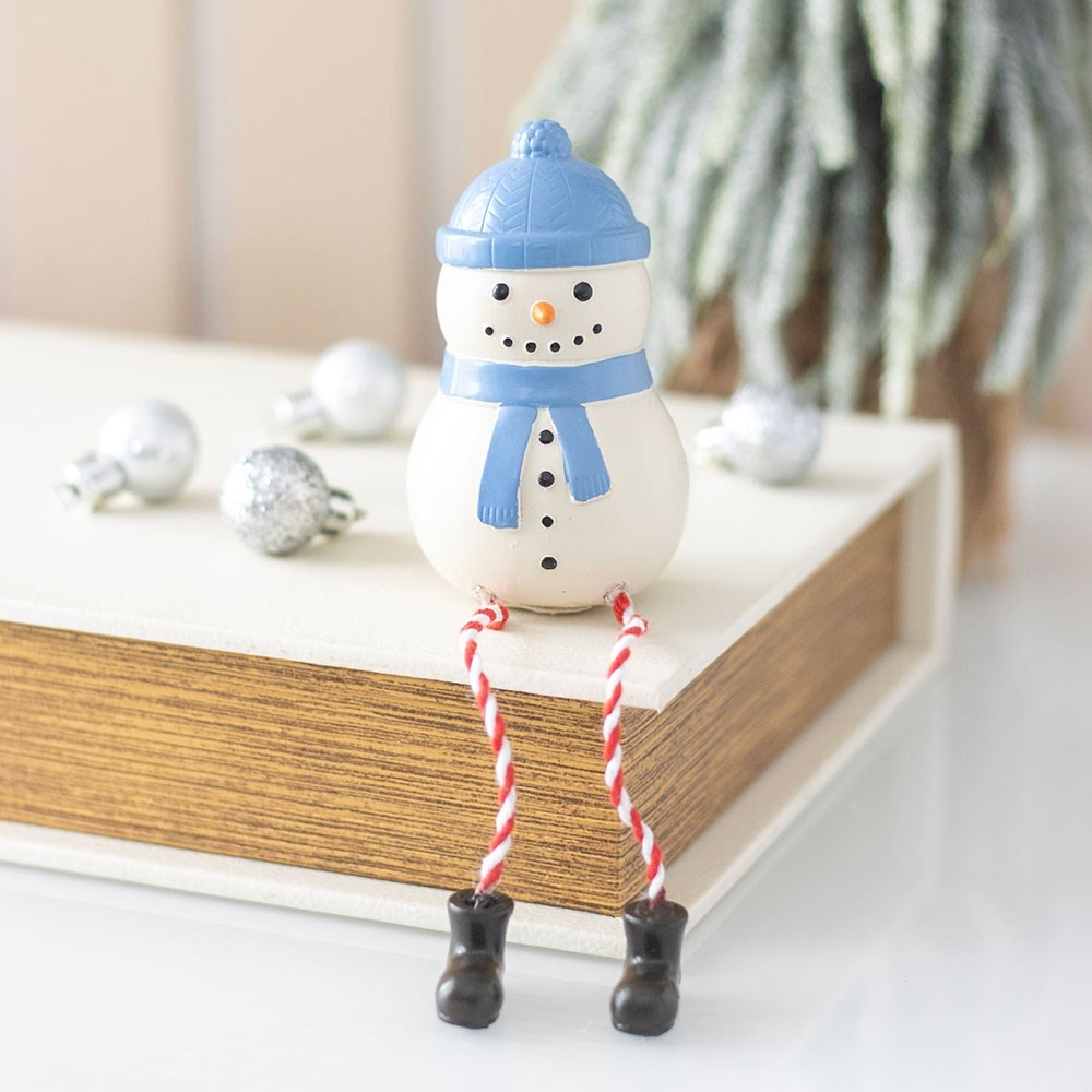 Winter Snowman Shelf Sitter Ornament Winter Snowman Shelf Sitter Ornament