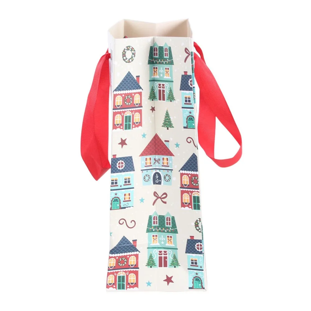 Christmas Street Print Gift Bag - Image 3