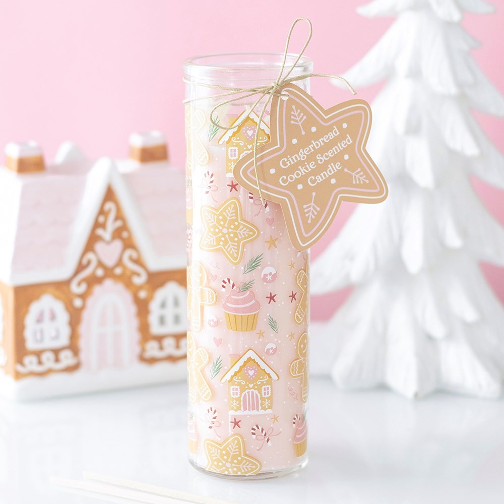 Gingerbread Cookie Tube Candle Gingerbread Cookie Tube Candle