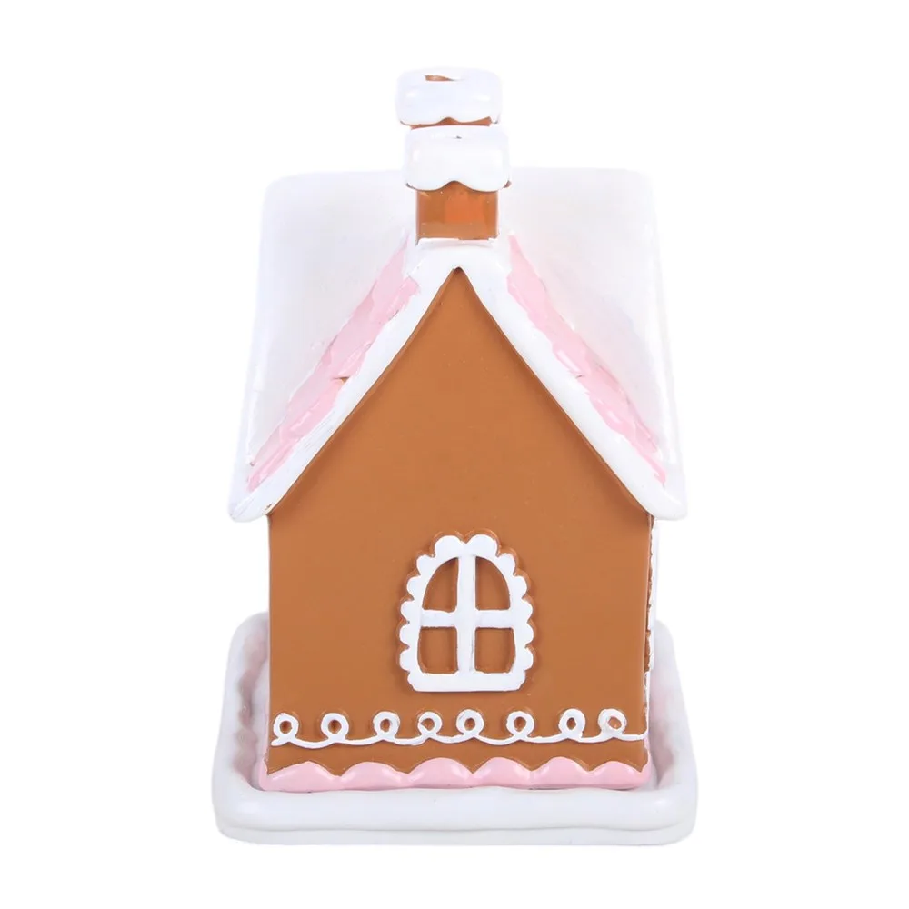 Pink Gingerbread House Incense Cone Burner - Image 4