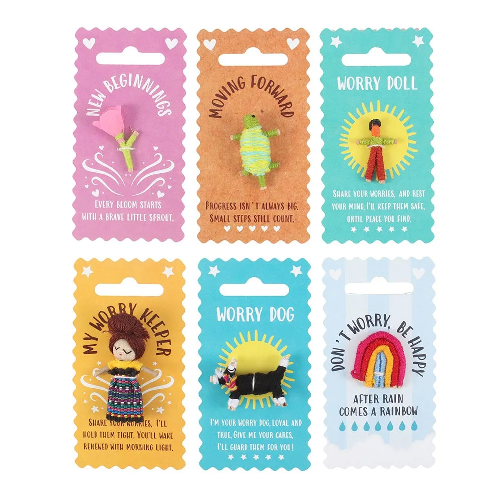 Set of 6 Pocket Positivity Worry Dolls - Image 2