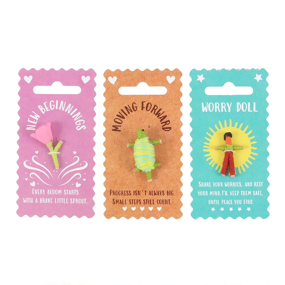 Set of 6 Pocket Positivity Worry Dolls - Image 3