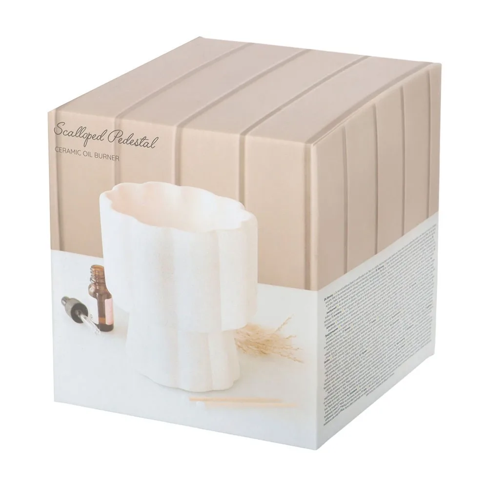 Scalloped Pedestal Oil Burner, photo 5 of 5