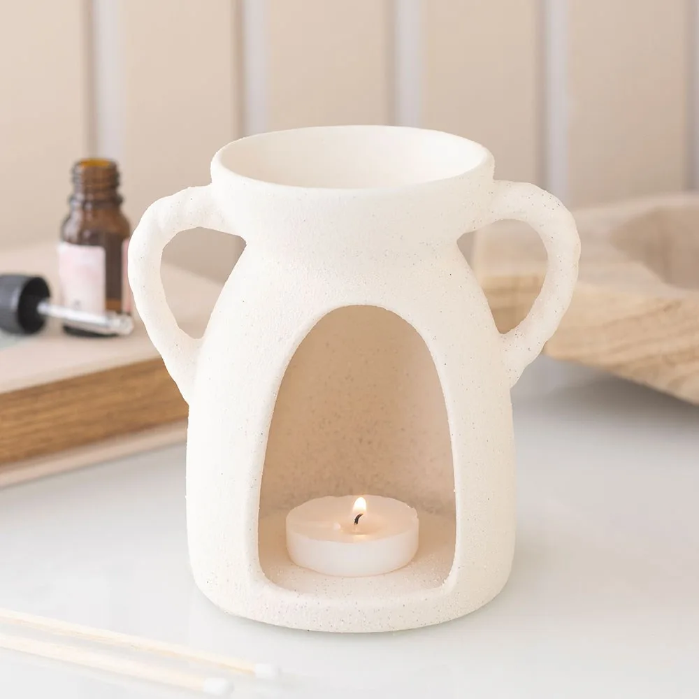 Rope Handle Oil Burner and Wax Warmer Rope Handle Oil Burner and Wax Warmer