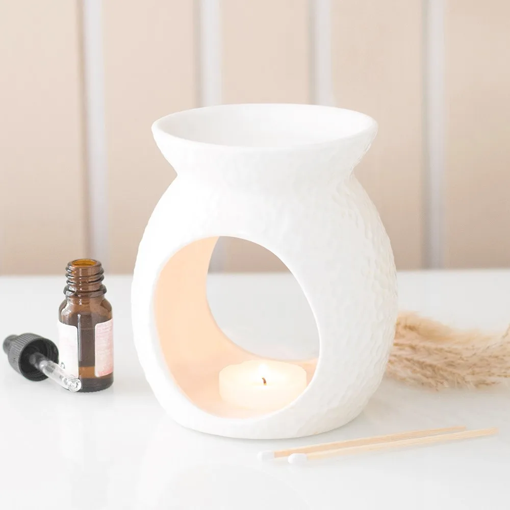 Dimpled Oil Burner and Wax Warmer Dimpled Oil Burner and Wax Warmer