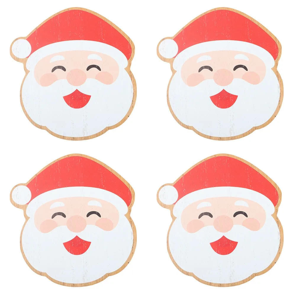 Jolly Santa Christmas Coaster Set - Image 2