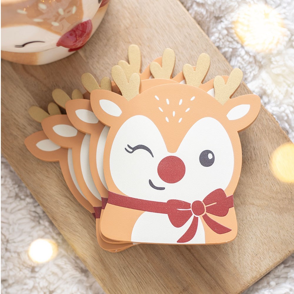 Ruby the Reindeer Coaster Set Ruby the Reindeer Coaster Set
