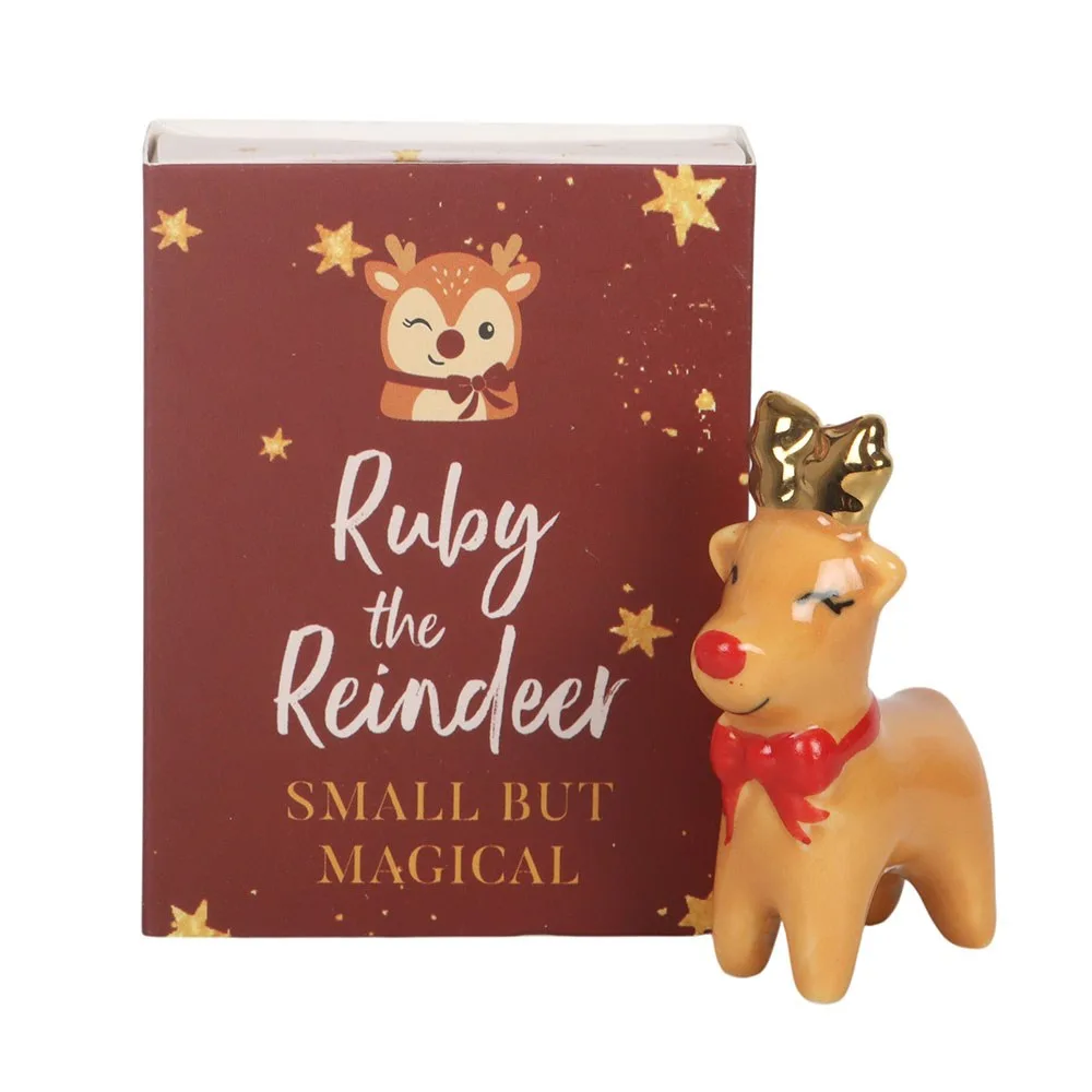 Set of 24 Ruby the Reindeer Pocket Charms in Display - Image 2
