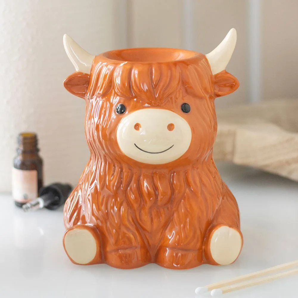 Highland Cow Oil Burner and Wax Warmer Highland Cow Oil Burner and Wax Warmer
