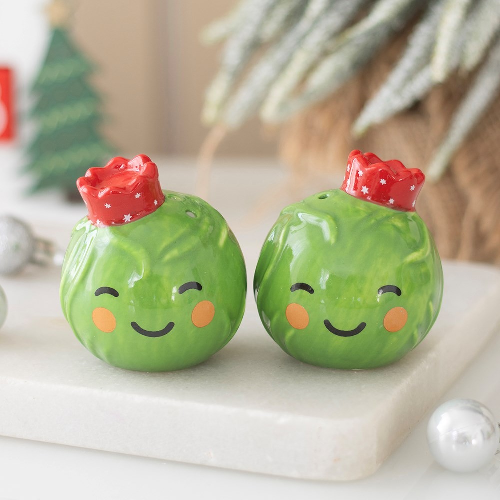 Brussels Sprout Salt and Pepper Shakers Brussels Sprout Salt and Pepper Shakers