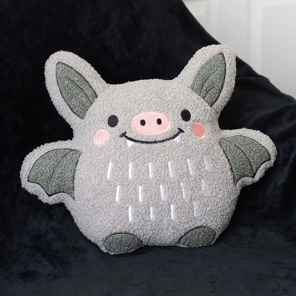 Cute Bat Boucle Cushion Cute Bat Boucle Cushion