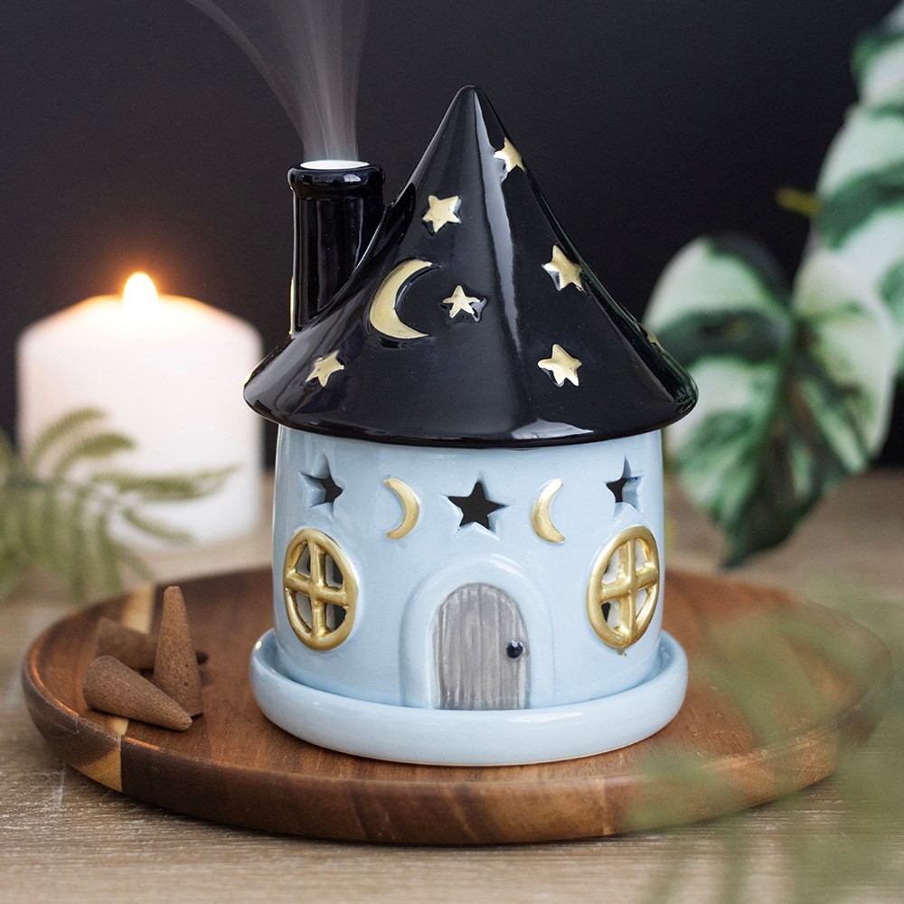 Celestial Cottage Incense Cone Holder Celestial Cottage Incense Cone Holder