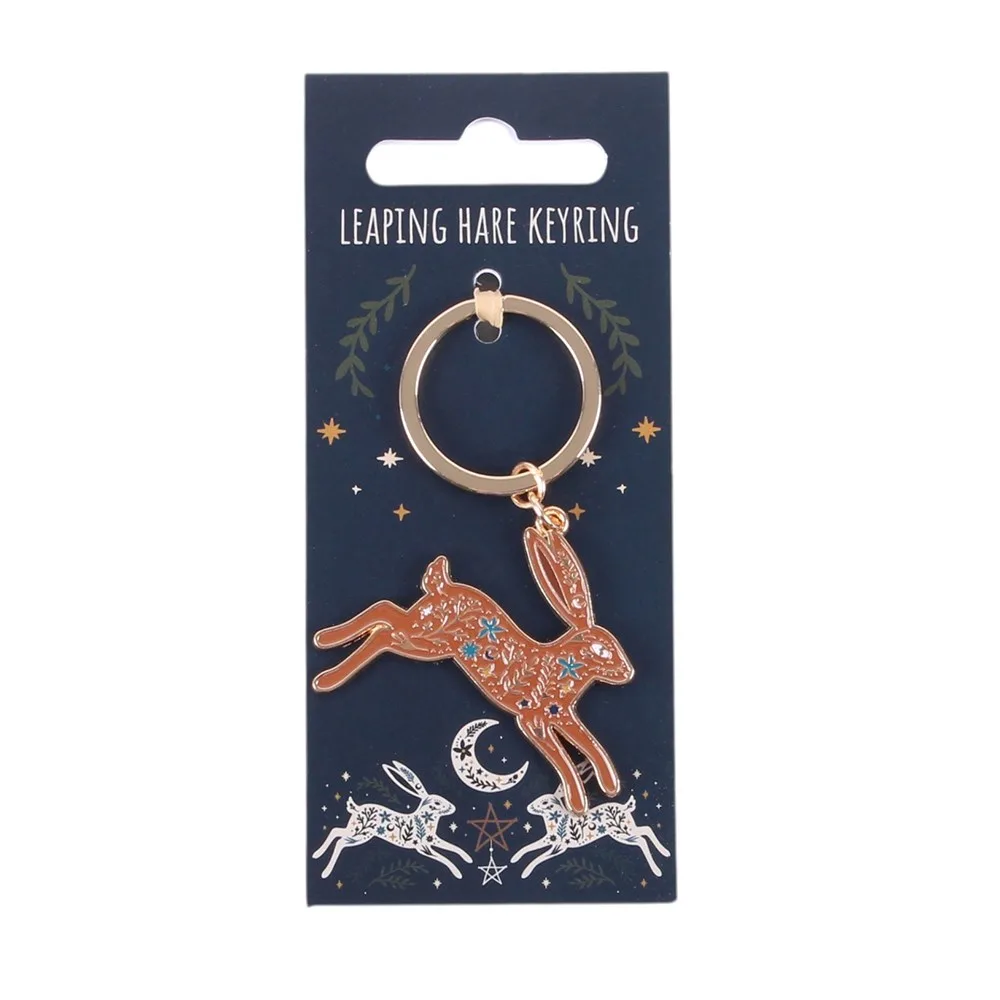 Leaping Hare Keyring - Image 2