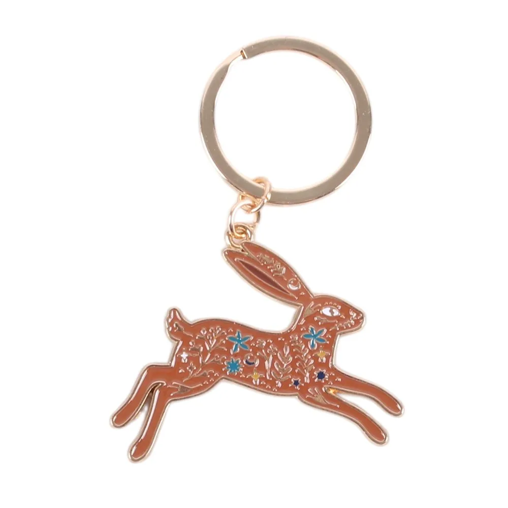 Leaping Hare Keyring - Image 3