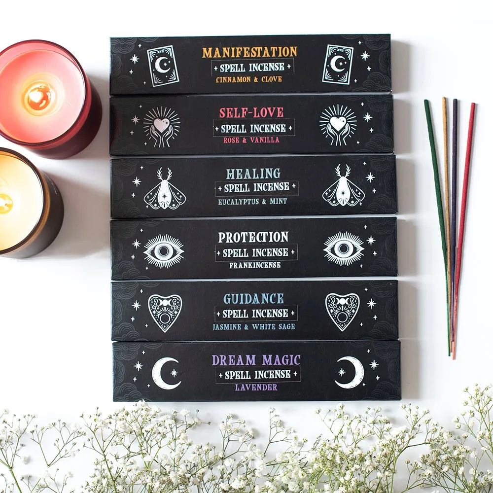 Set of 36 Spellbound Secrets Incense Stick Packs in Display Set of 36 Spellbound Secrets Incense Stick Packs in Display