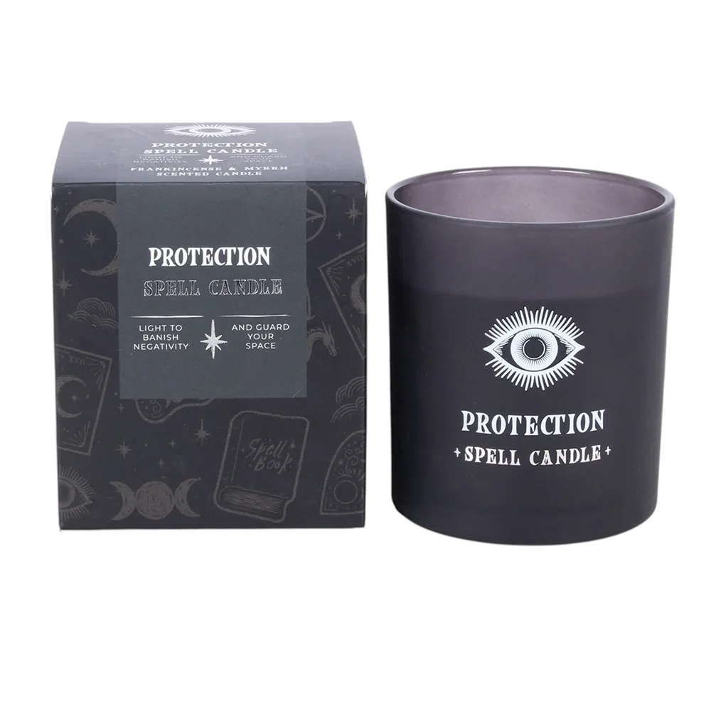 Protection Frankincense & Myrrh Scented Candle - Image 2