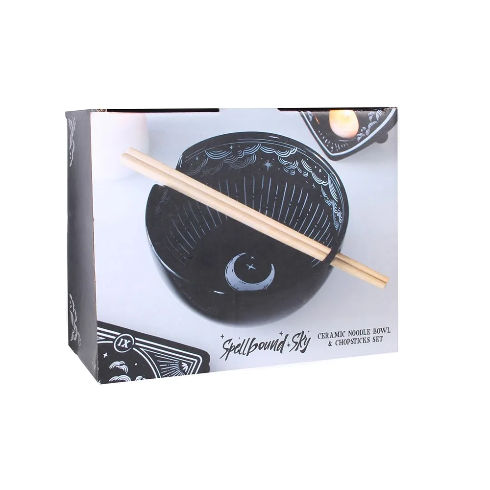 Spellbound Sky Noodle Bowl and Chopsticks Set, photo 5 of 5