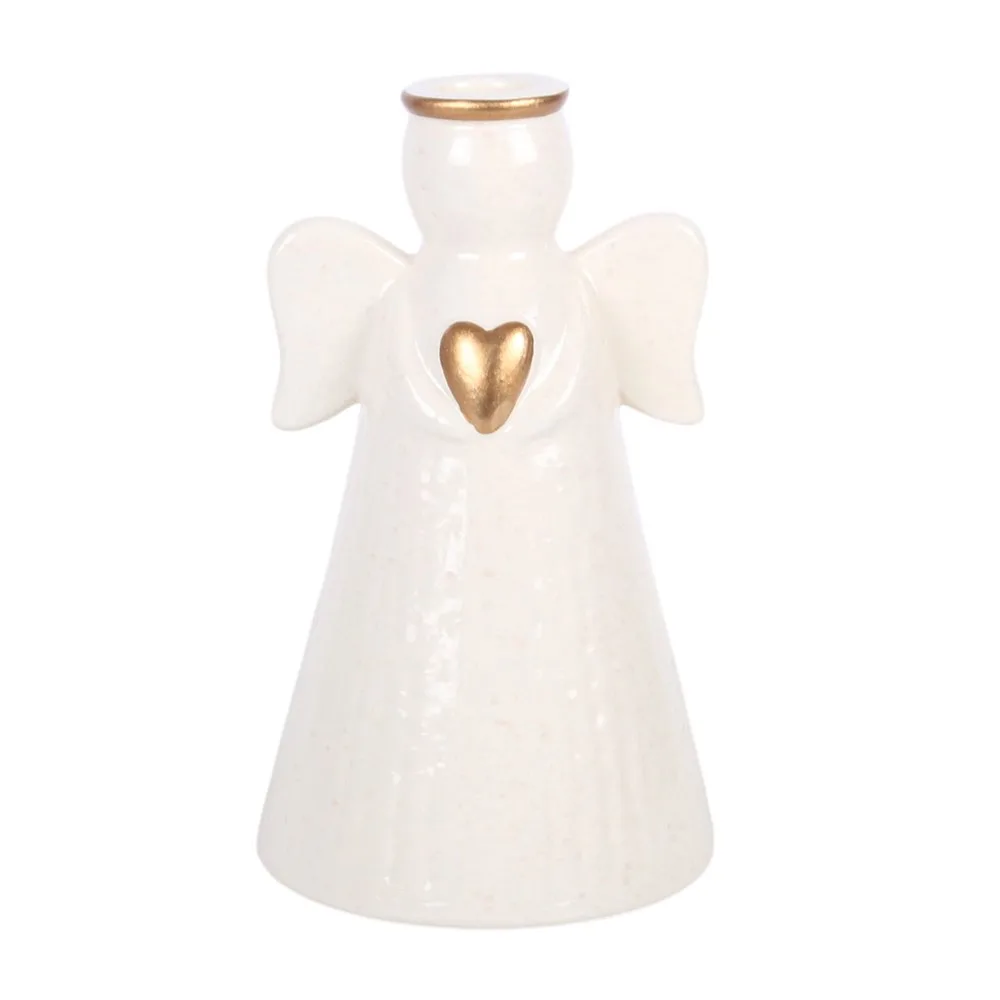 Heart Angel Taper Candle Holder - Image 2
