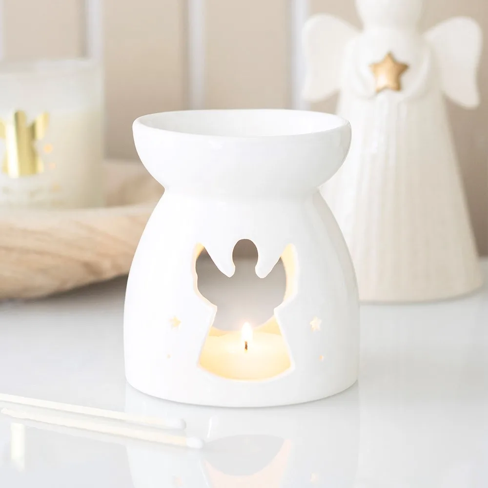 Angel Cut Out Oil Burner and Wax Warmer Angel Cut Out Oil Burner and Wax Warmer