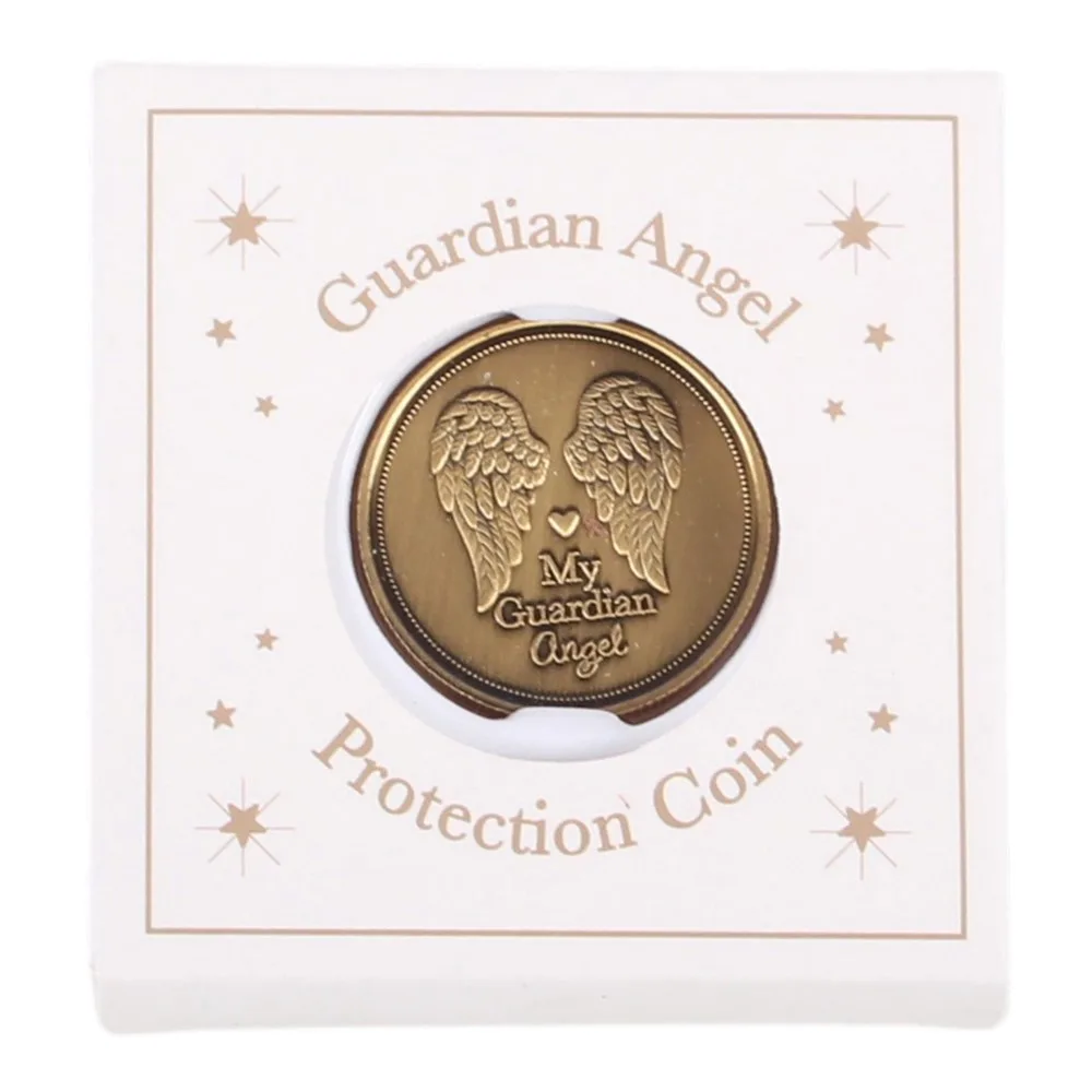 Set of 27 Guardian Angel Protection Coins in Display - Image 2