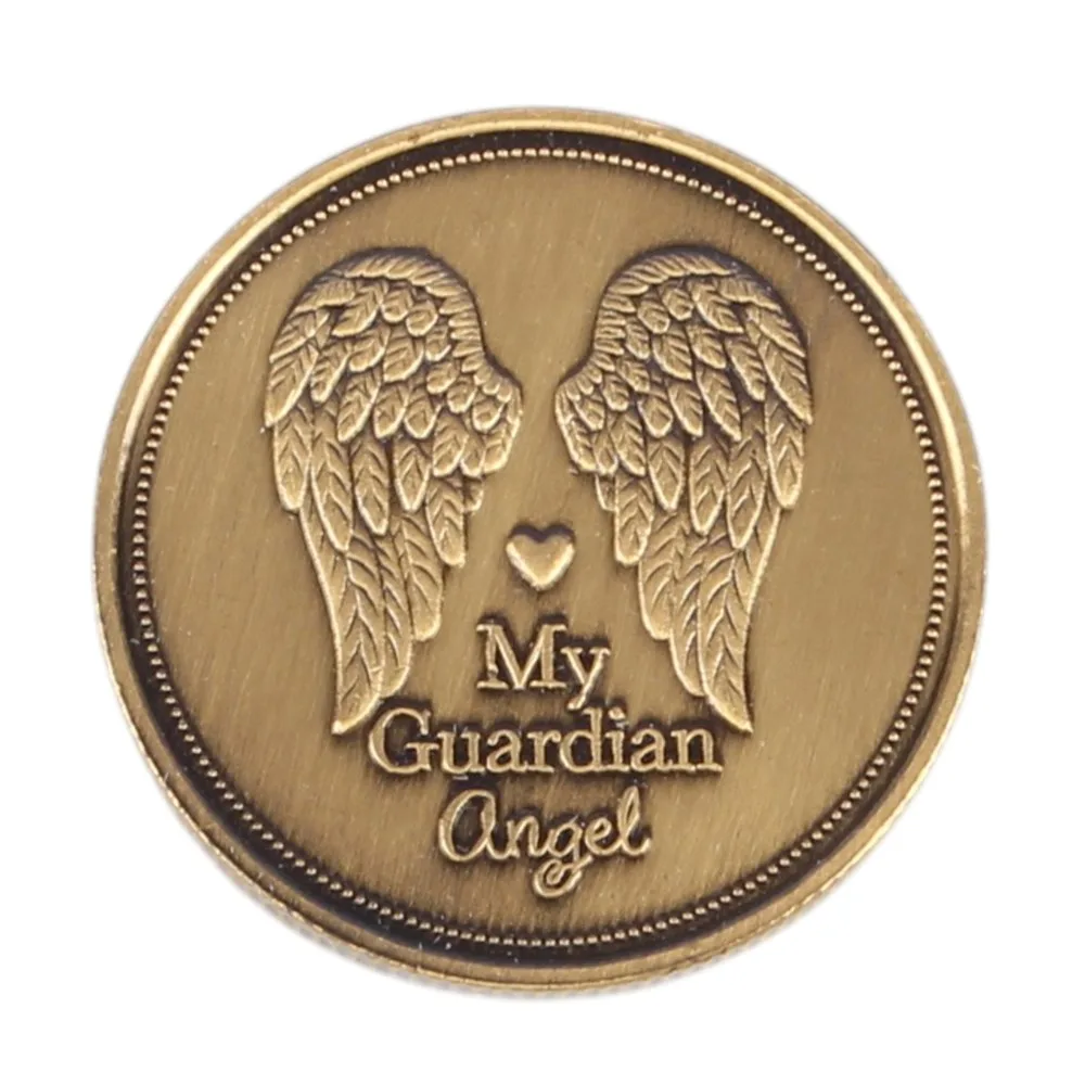 Set of 27 Guardian Angel Protection Coins in Display - Image 3