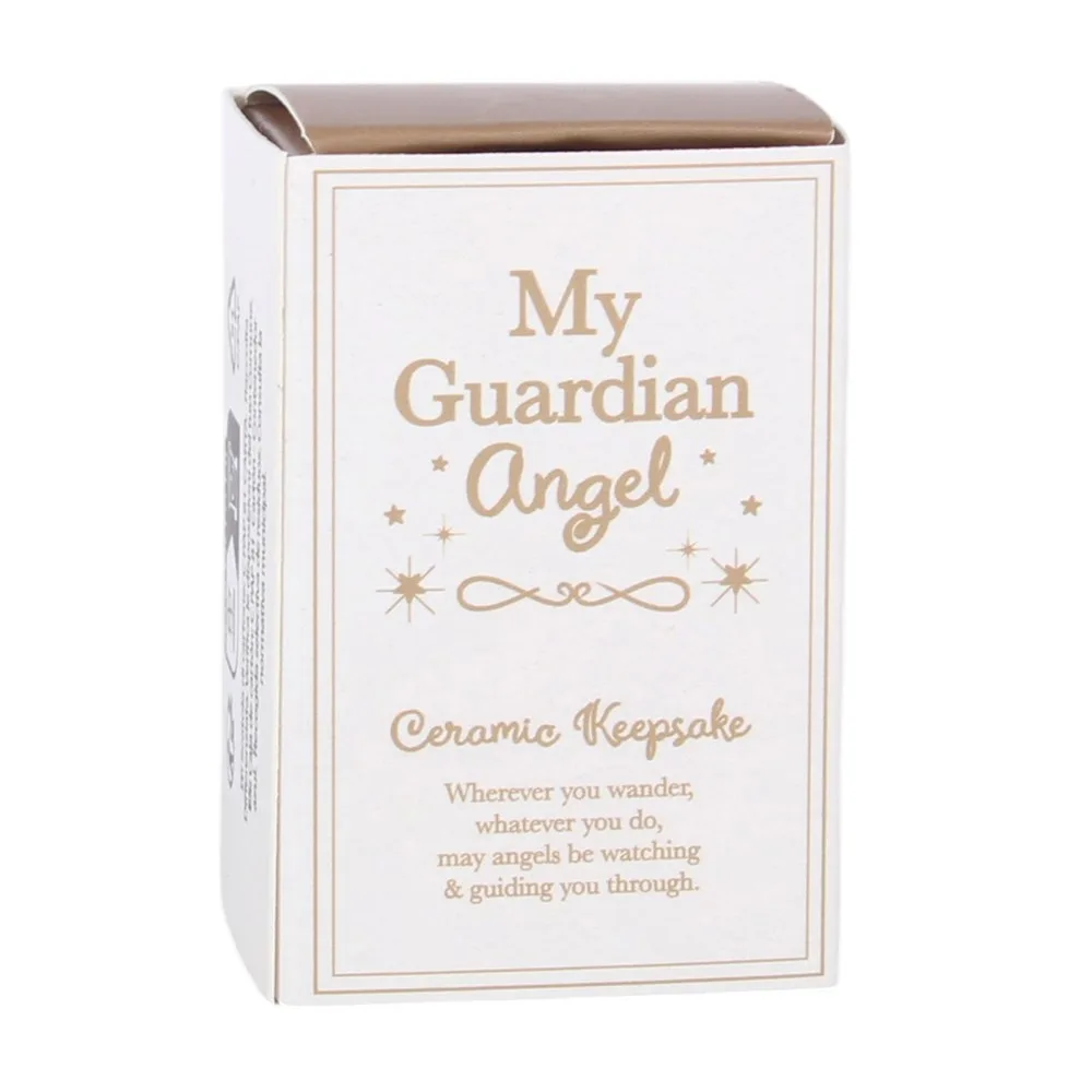 Set of 24 Guardian Angel Ceramic Keepsakes in Display - Image 2