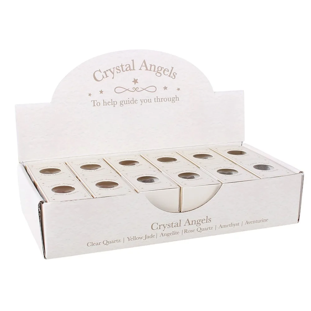 Set of 24 Crystal Angel Keepsakes in Display - Image 2