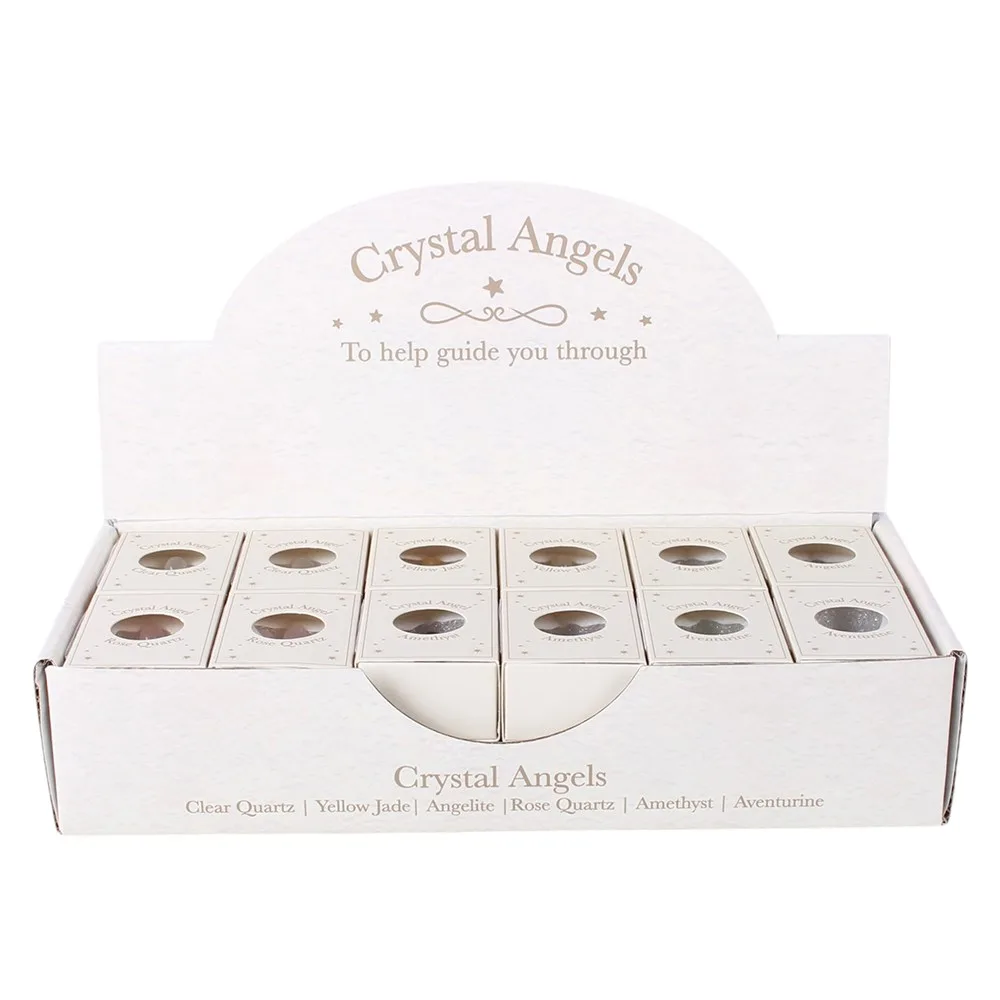 Set of 24 Crystal Angel Keepsakes in Display - Image 3