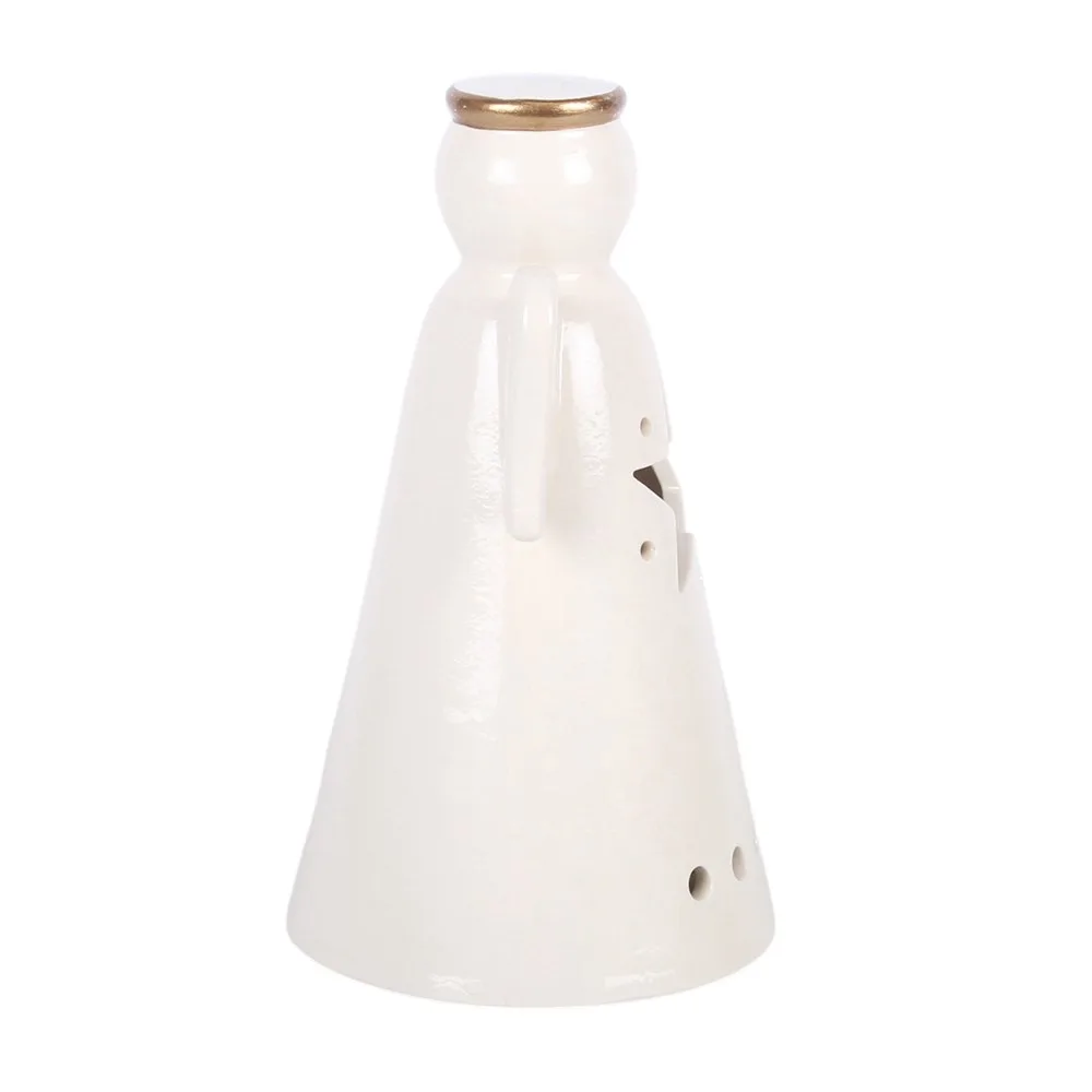 Small LED Light Up Angel Decoration with Star - Image 3