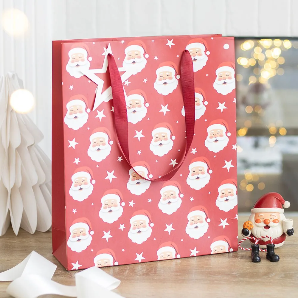 Jolly Santa Christmas Gift Bag Jolly Santa Christmas Gift Bag