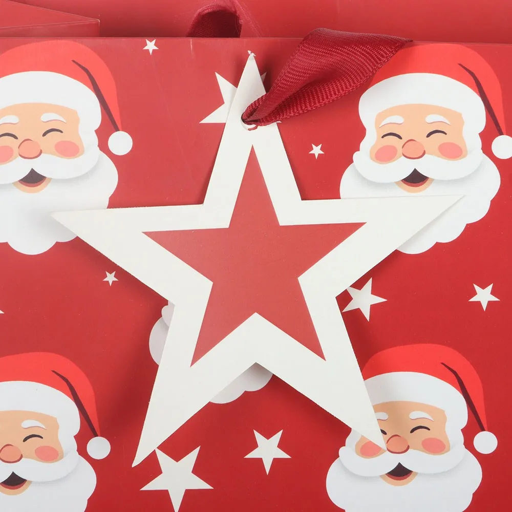 Jolly Santa Christmas Gift Bag - Image 4
