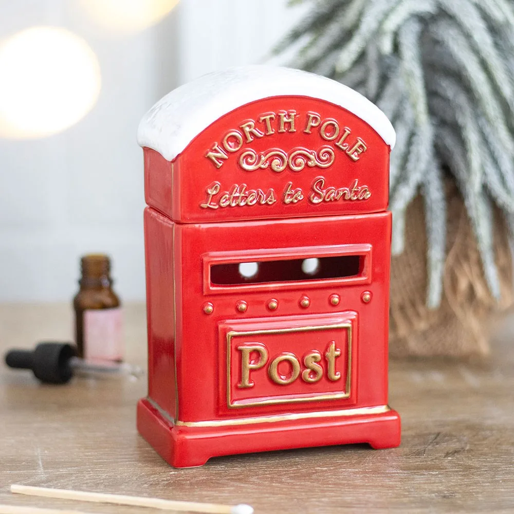 Letters to Santa Christmas Post Box Oil Burner Letters to Santa Christmas Post Box Oil Burner