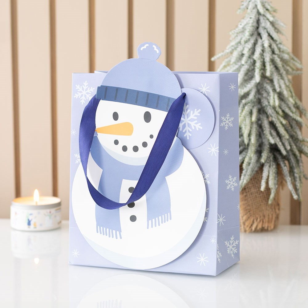 Snowman Shaped Gift Bag Snowman Shaped Gift Bag