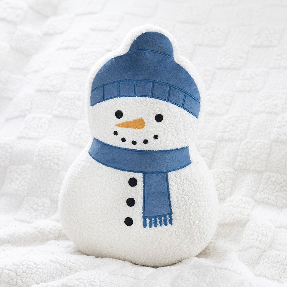 Snowman Shaped Boucle Cushion Snowman Shaped Boucle Cushion