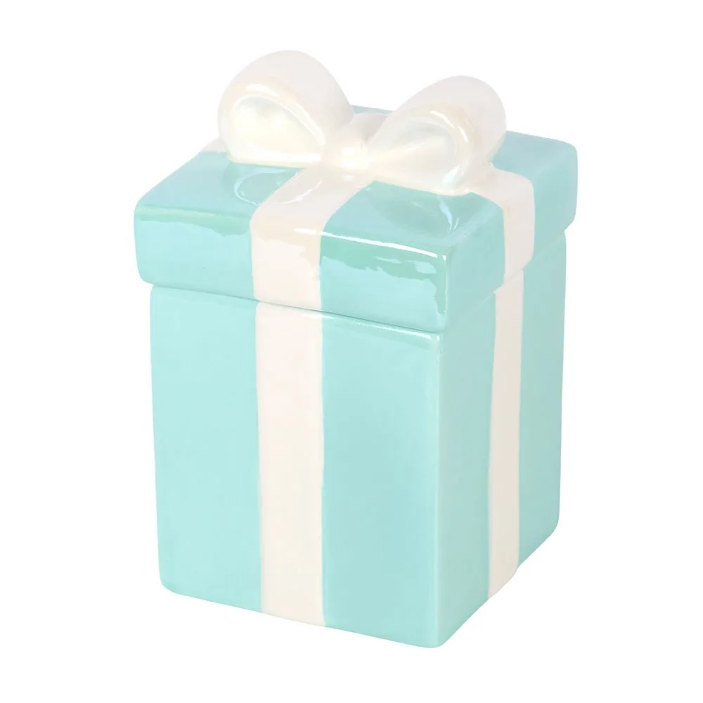 Blue Christmas Present Oil Burner - Image 3