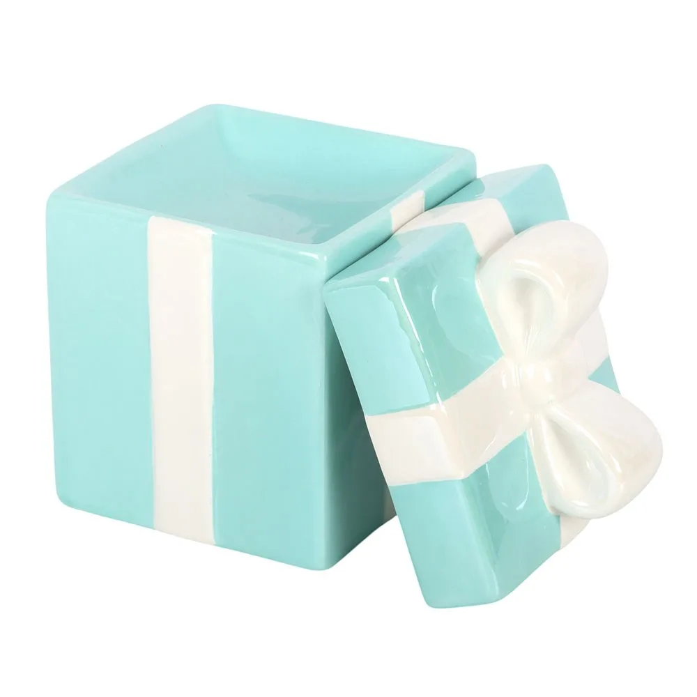 Blue Christmas Present Oil Burner - Image 4