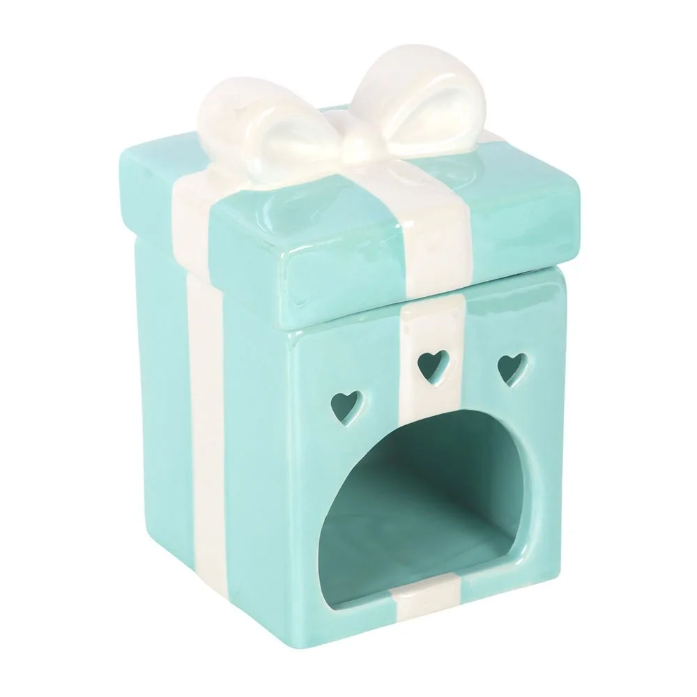 Blue Christmas Present Oil Burner - Image 5
