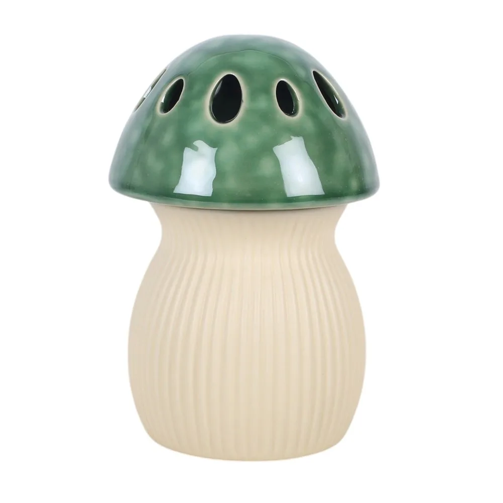 Green Mushroom Oil Burner - Image 2