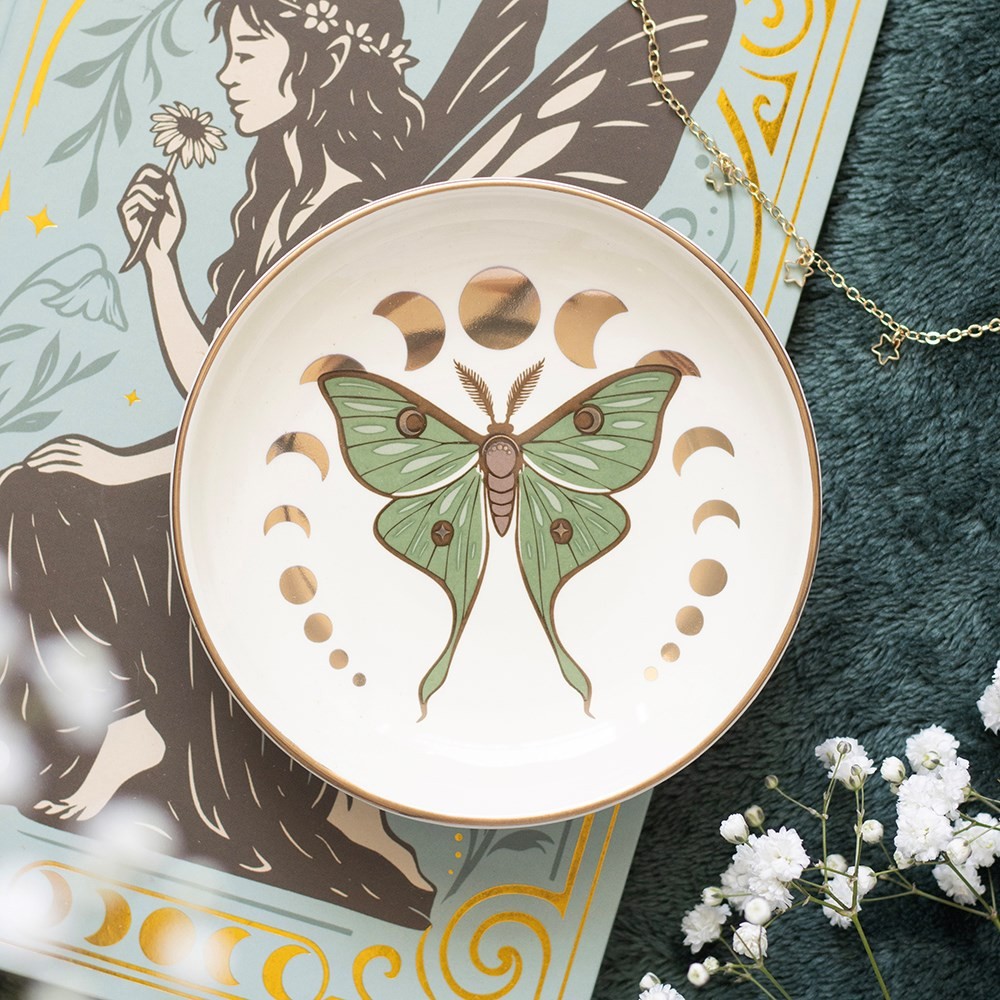 Moonphase Moth Trinket Dish Moonphase Moth Trinket Dish