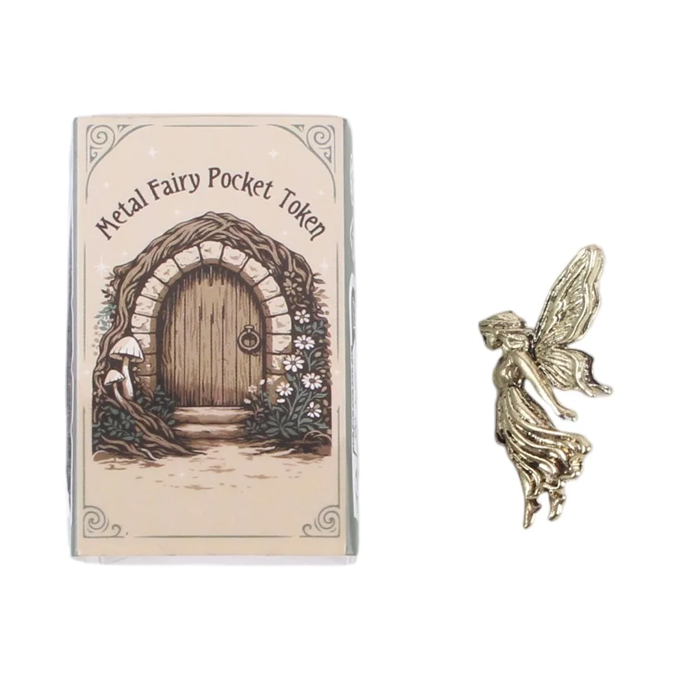 Set of 24 Stardust Fairy Metal Pocket Tokens in Display - Image 2
