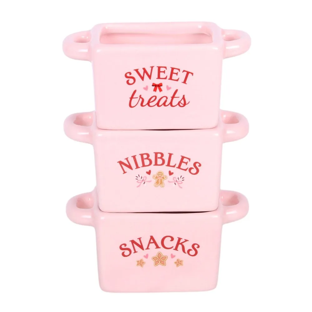 Set of 3 Sugarplum Bakery Snack Bowls - Image 2