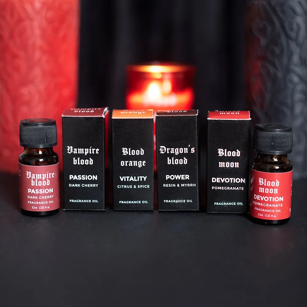 Set of 12 The Bloodline Fragrance Oils in Display - Image 2