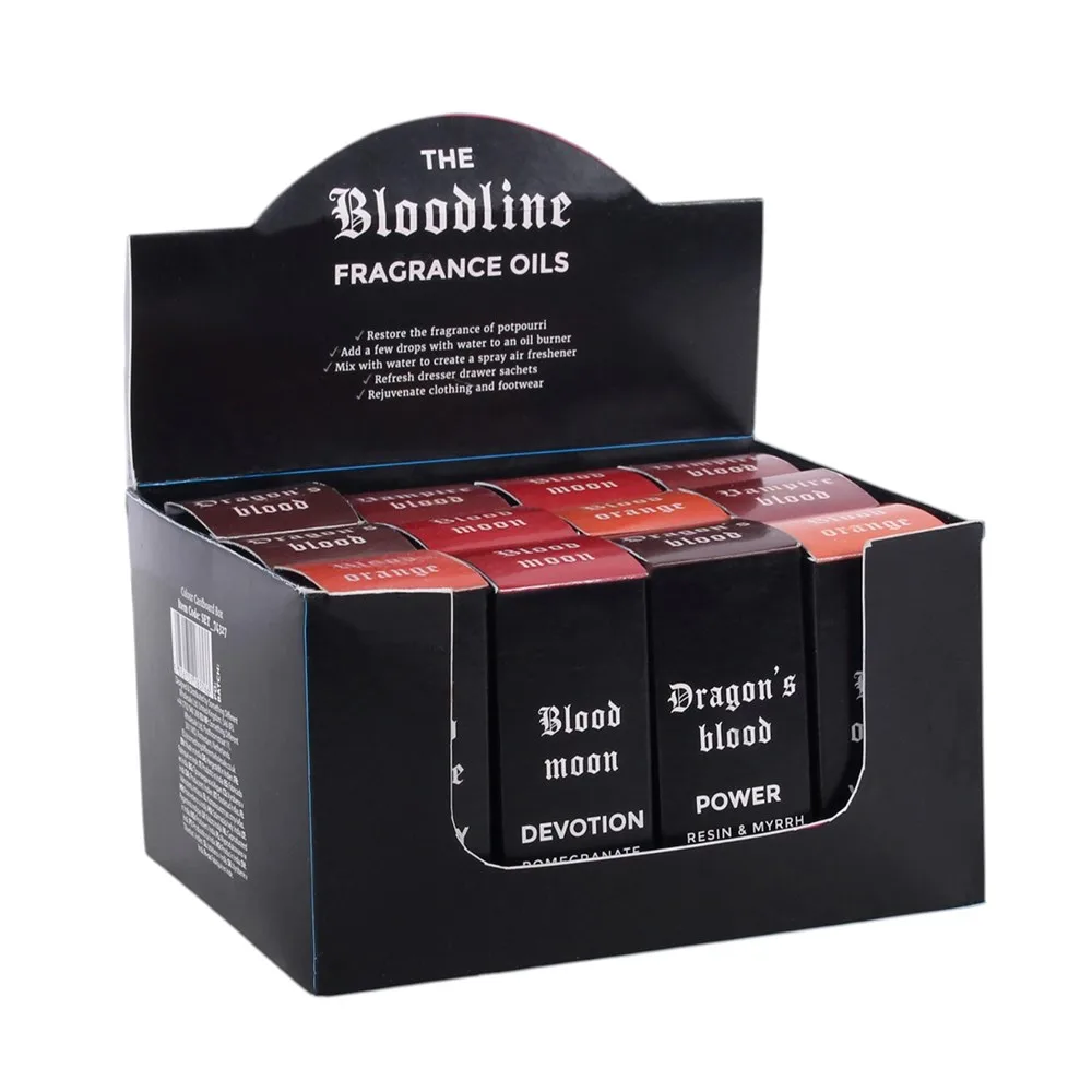 Set of 12 The Bloodline Fragrance Oils in Display - Image 3