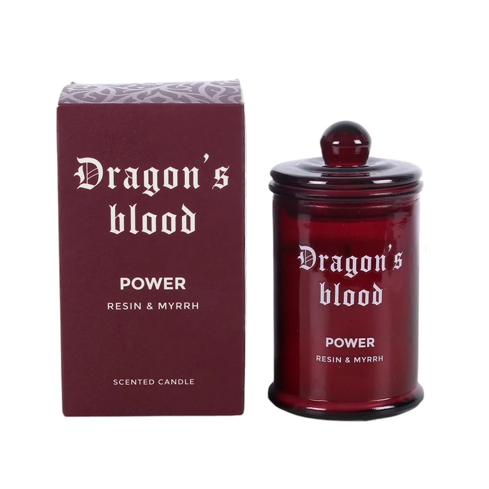Dragon's Blood Resin & Myrrh Candle - Image 2