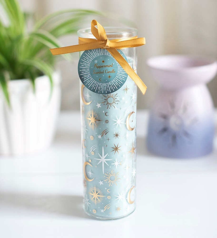 Blue Pastel Skies Tube Candle Blue Pastel Skies Tube Candle